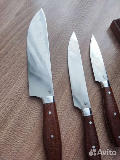 Набор кухонных ножей с подставкой (х12мф ков)
