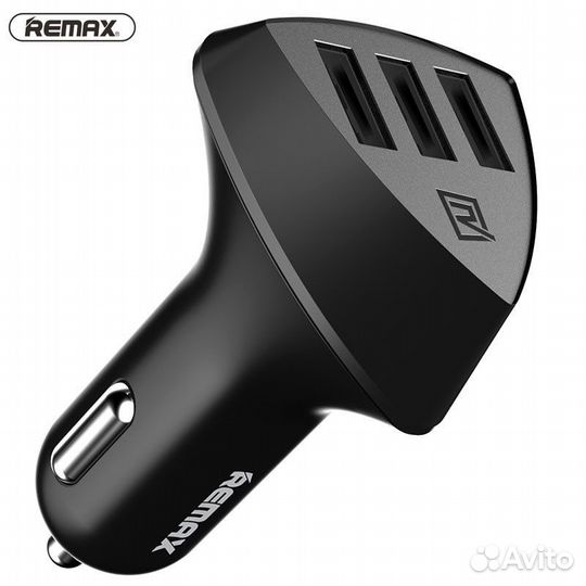 Авто Зарядное устройство 3 USB 4,2A Remax