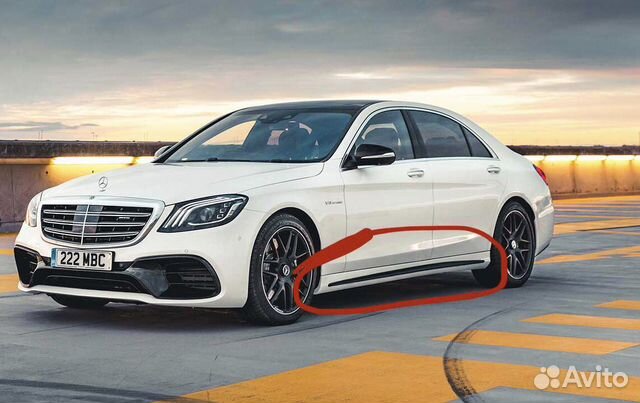 Амг пороги w222