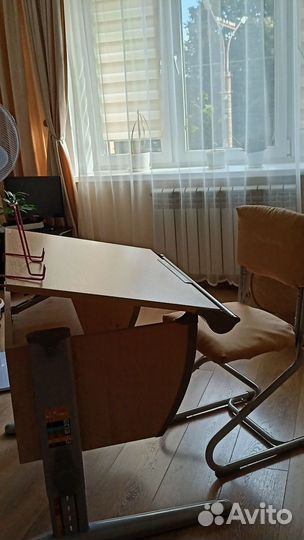 Растущая парта сут.14 дэми + стул дерево