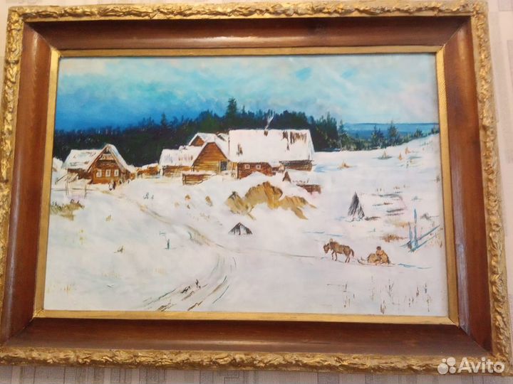 Картины маслом, на холсте и фанере, в рамах