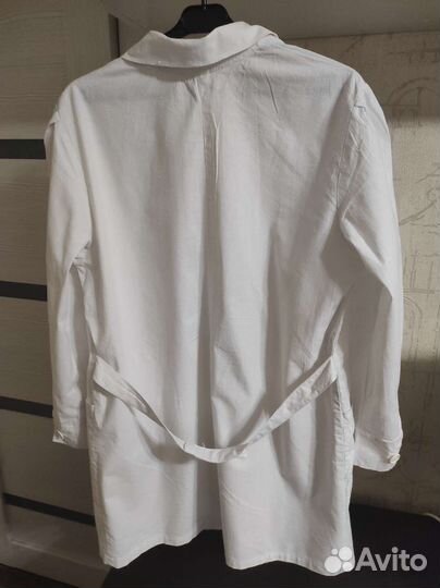 Халат х/б белый