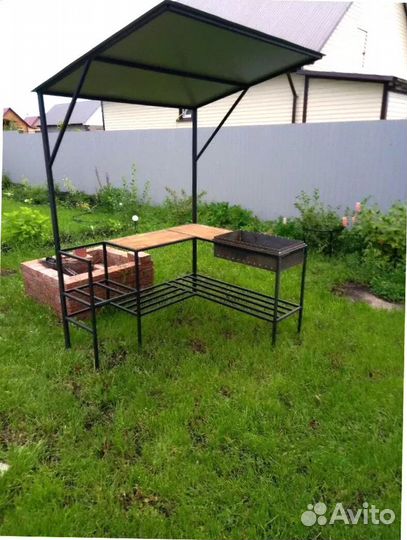 Мангал С печкой под казан