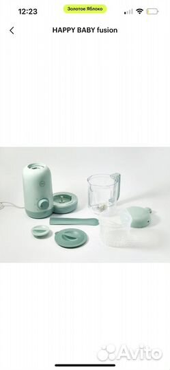 Пароварка блендер happy baby
