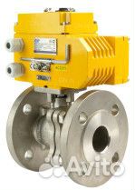 Кран шаровой DN.ru кшфп.316.200 Ду50 Ру40 полнопроходной двухходовой, нержавеющая сталь 316, фланцев