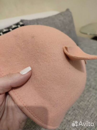 Шляпка с ушками zara для девочки