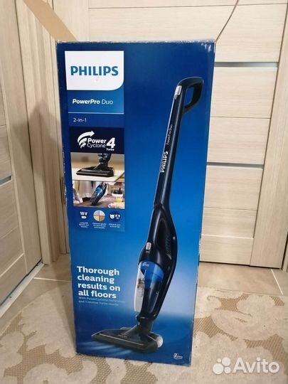Беспроводной пылесос Philips PowerPro Duo 