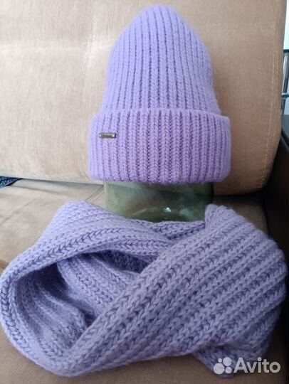 Комплект шапка и шарф