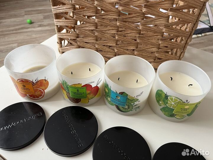 Ароматические свечи bath and body works