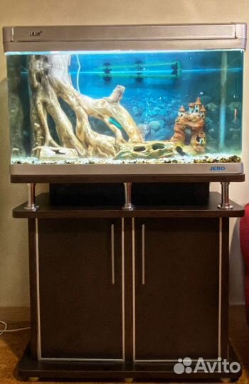 Аквариум с тумбой