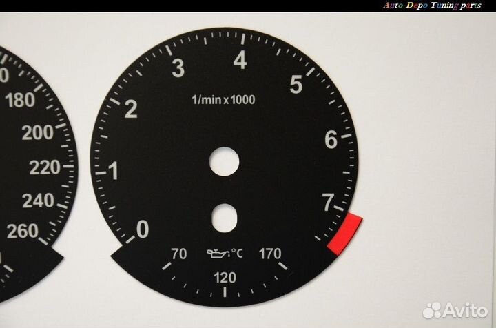 BMW 6 E63 (03-10) Европейские шкалы приборов