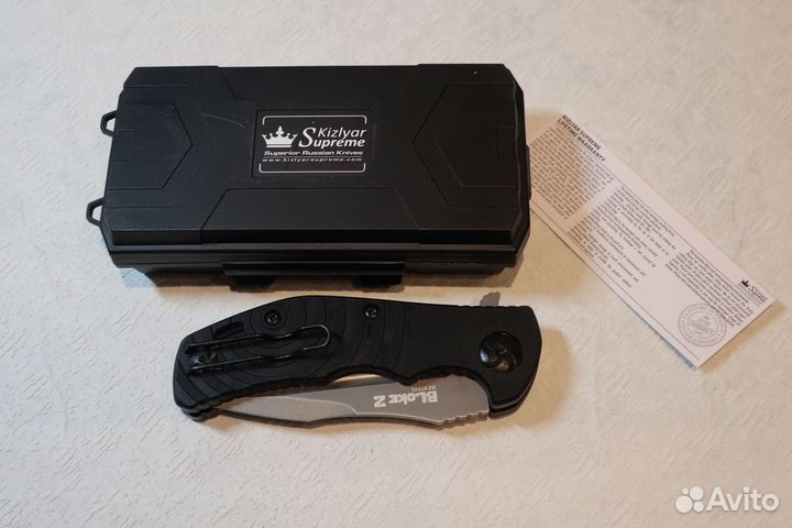 Складной нож Kizlyar Supreme Bloke Z новый D2
