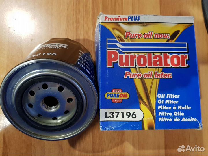 Фильтр масляный Purolator L37196 audi / volvo / VW