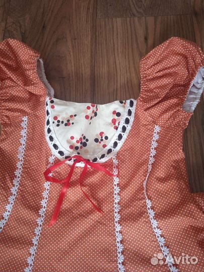 Красивое платье для девочек 5-7 лет Таиланд нов