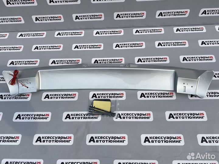 Спойлер Toyota Prado 120 2002-2009г Качество Серый