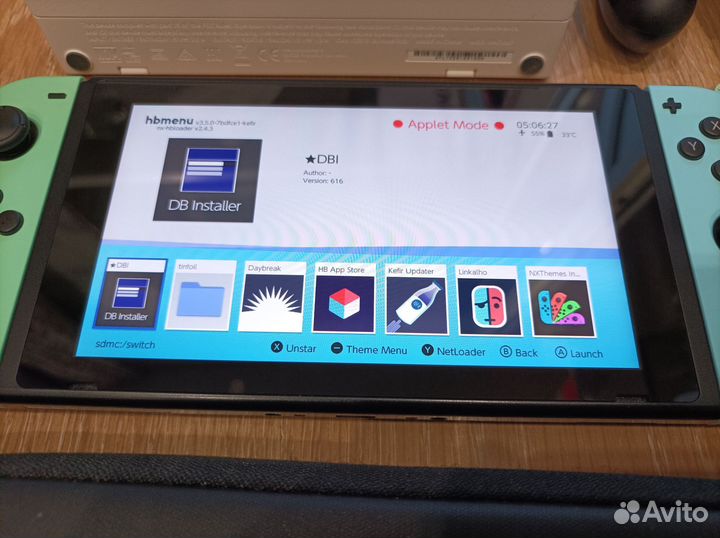 Nintendo switch rev2 прошитая с чипом