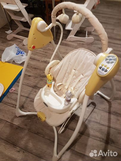 Детские электронные качели шезлонг Франция