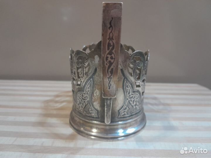 Кубачи Подстаканник СССР серебро 875 пробы 90 г