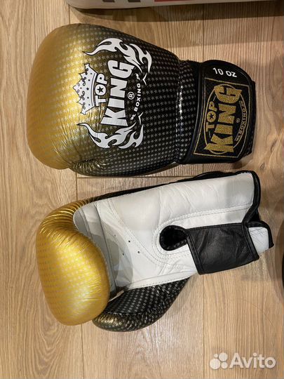Боксерские перчатки 10 oz натуральная кожа