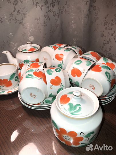 Чайный сервиз вербилки СССР