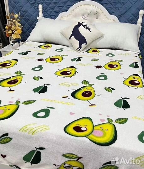 Плед флисовый новый