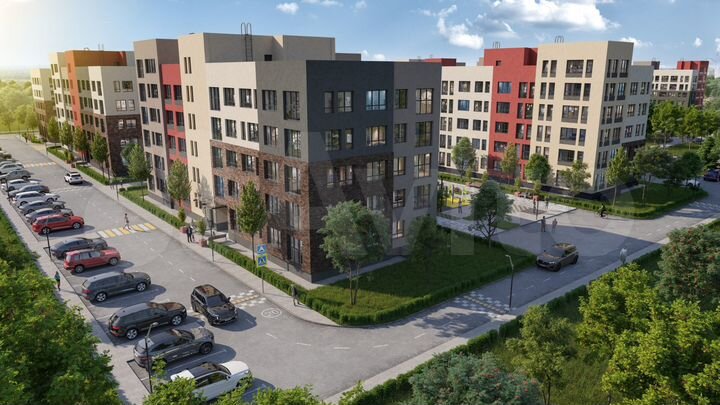 1-к. квартира, 44,9 м², 2/5 эт.