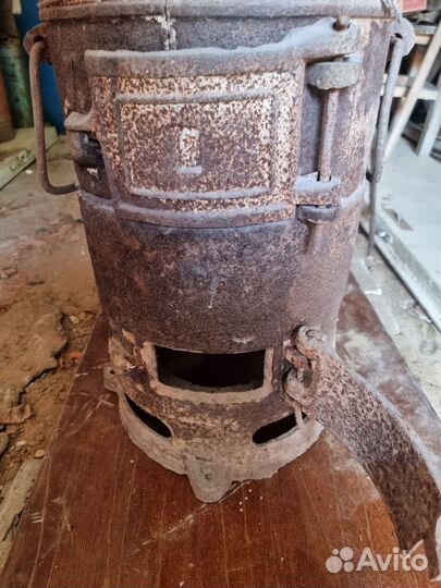 Печь буржуйка чугунная СССР