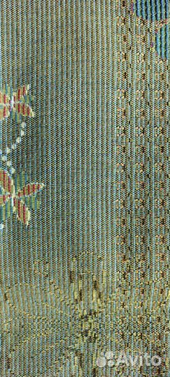 Шаль гобеленовая 1,75х0,35,шёлк, шерсть, Бельгия