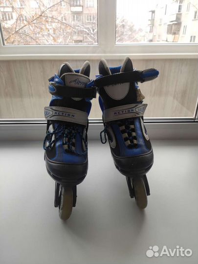 Роликовые коньки детские раздвижные
