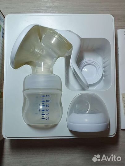 Молокоотсос avent ручной, бутылочки