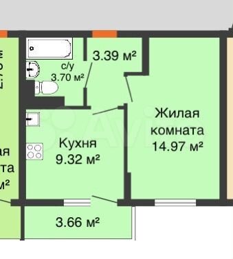 1-к. квартира, 35 м², 8/8 эт.