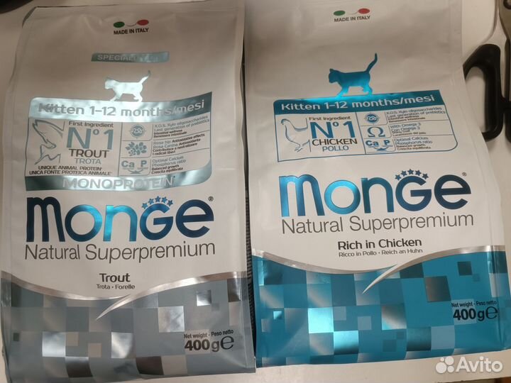 Корм для кошек монж. Monge