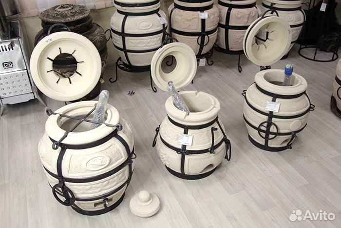 Тандыр с откидной крышкой