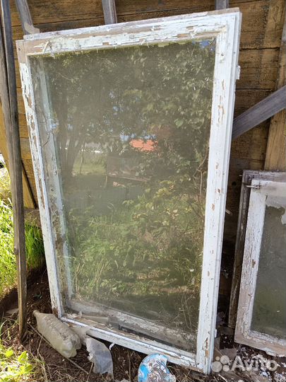 Деревянные окна со стеклопакетом бу