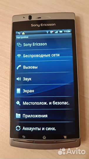 Sony Ericsson Xperia arc, 512 МБ