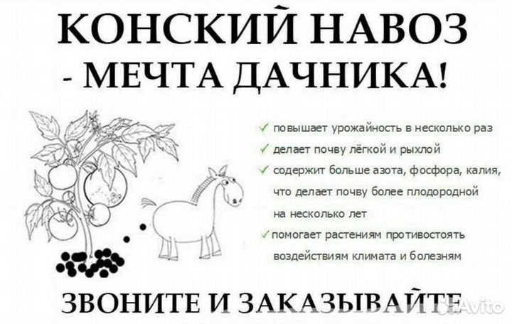 Конский навоз