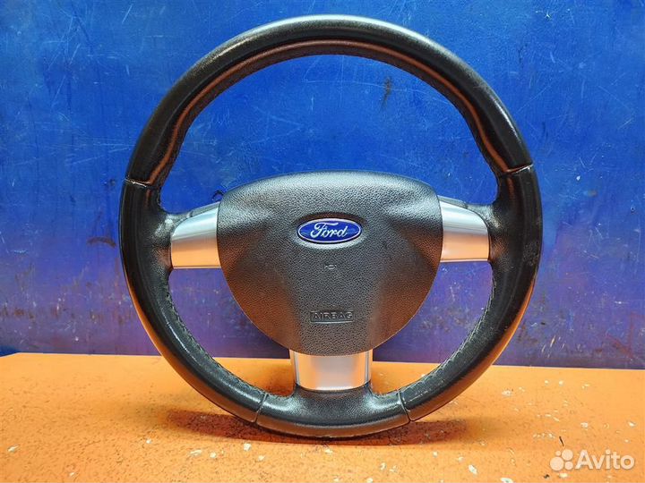 Руль кожаный сборе Ford Focus 2 2004-2011 1500633