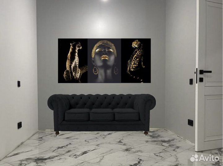 Картины модульные глянцевые в интерьер