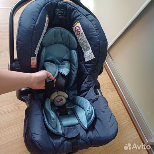 Детское автокресло от 0 с isofix+ переноска Graco