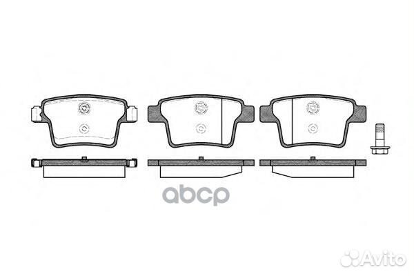 1149 10 1356392 колодки дисковые з Ford Mond