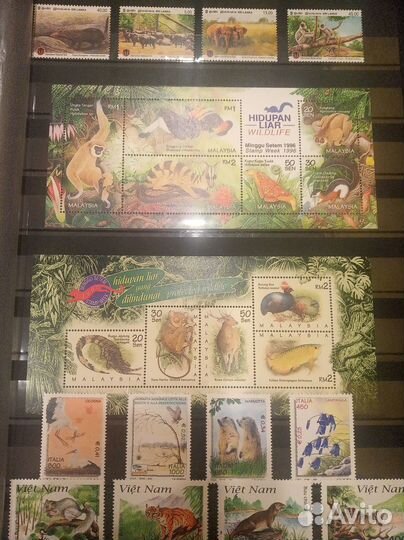 Альбом с марками (фауна)