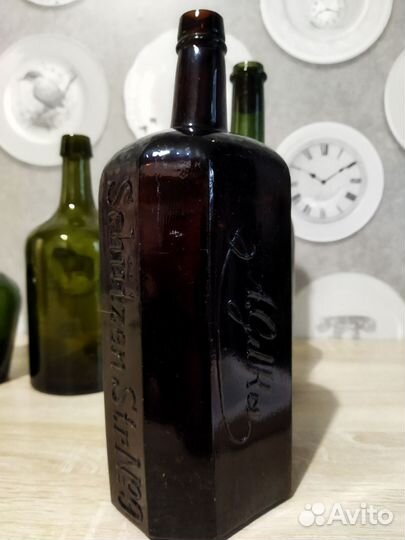 Старинные бутылки для интерьера