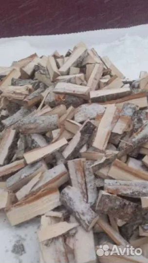 Дрова березовые. Колотые