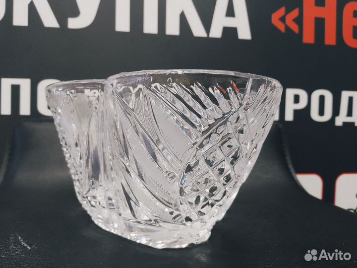 С. 242 Салатник хрустальный СССР д24,5