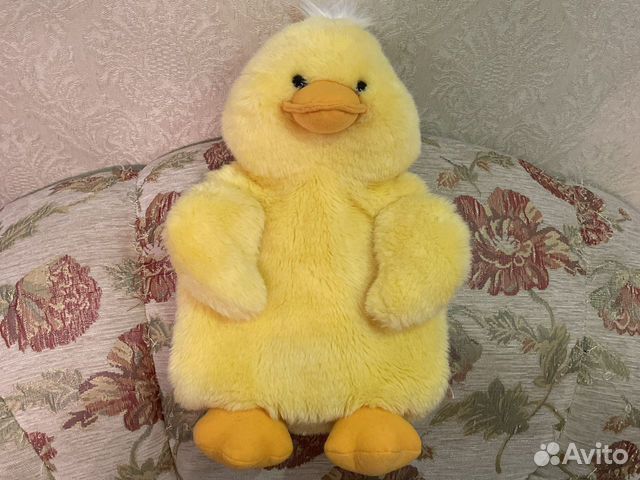 Меховая уточка, сумочка для пижамы