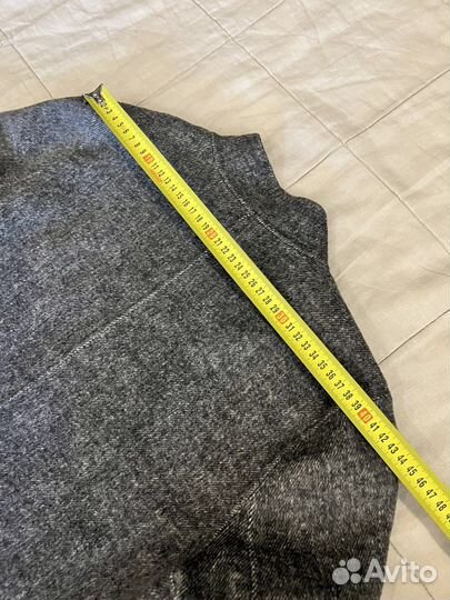 Пальто шерстяное длинное 42