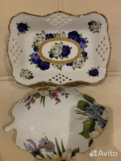 Фарфор- Чайные пары, чайный сервиз Чехия, Япония