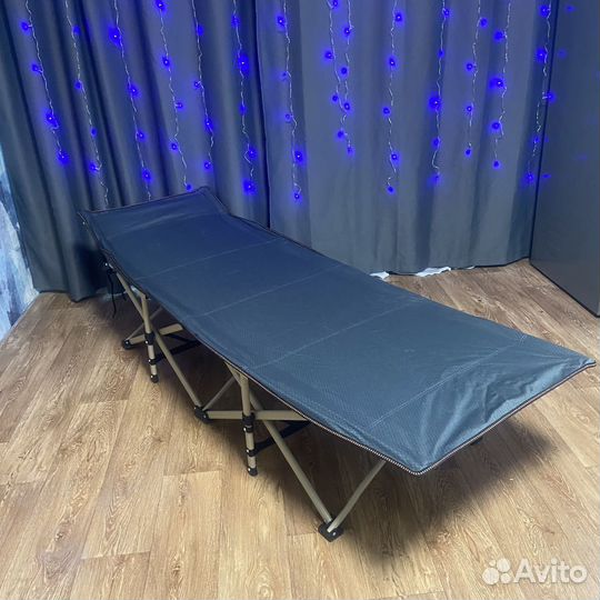 Раскладушка с матрасом, 190х70см. до 200кг