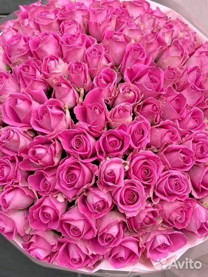 101 роза букет цветы букет роз доставка