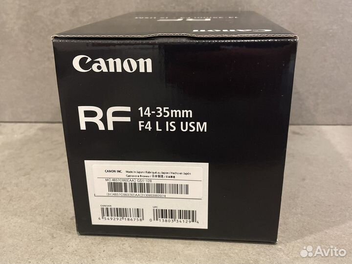 Canon RF 14-35mm f/4L IS USM Новый-Гарантия